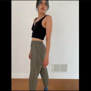 TNA Cropped Waffle Tank